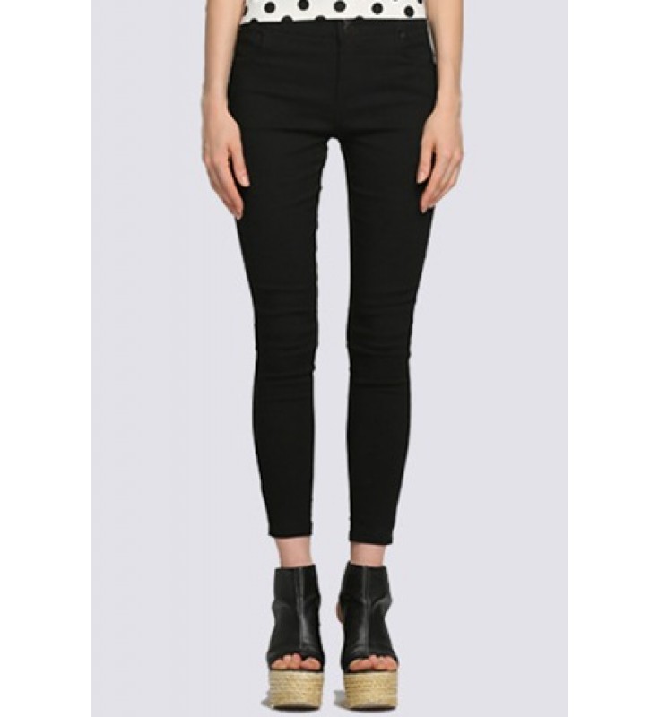 Black Skinny Leg Pants